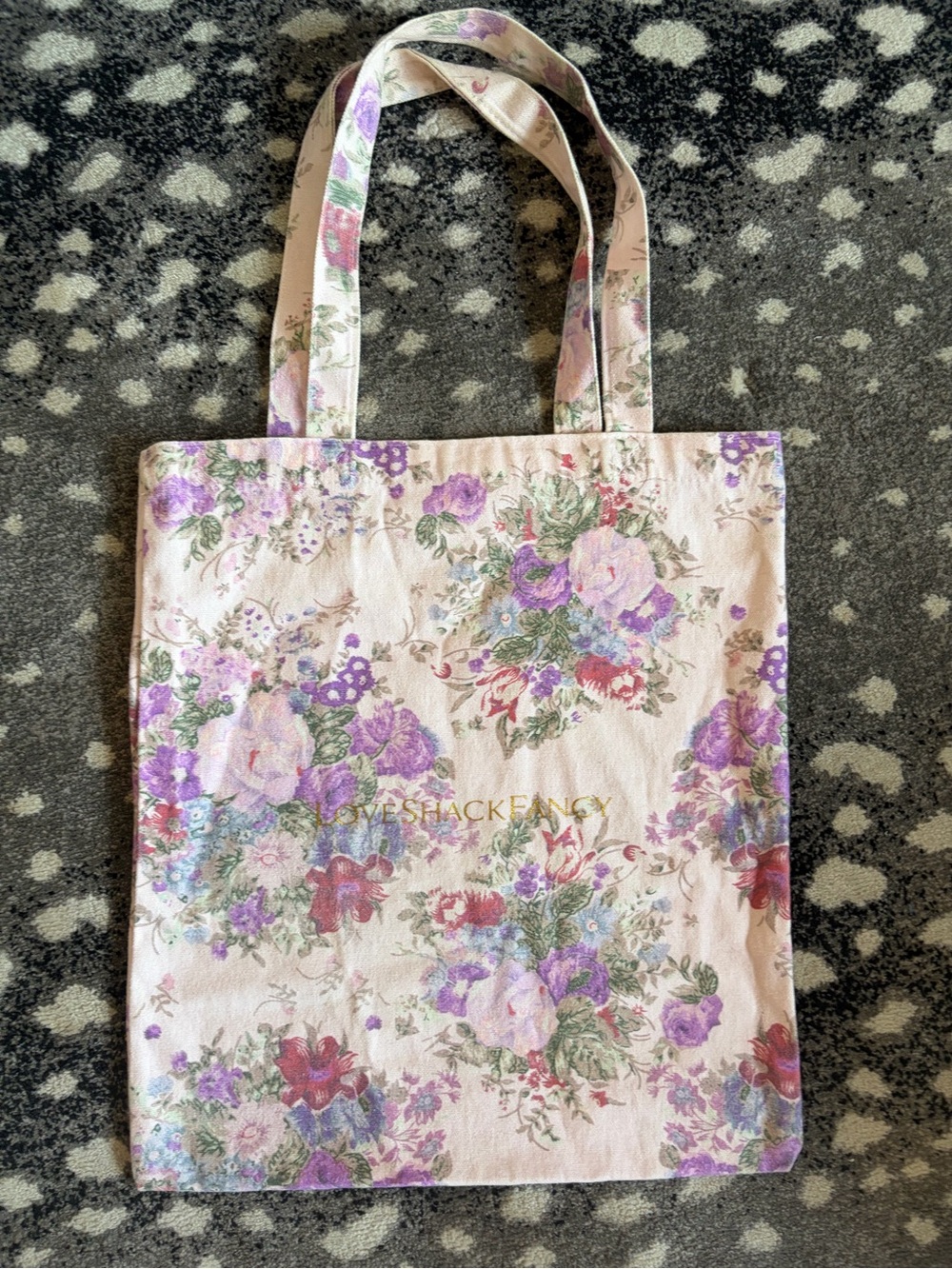 Loveshackfancy Floral Pink Small Tote Bag